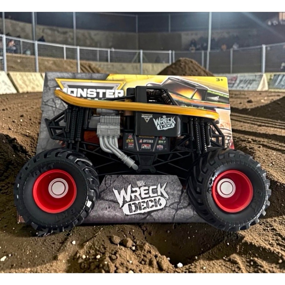 Monster Jam Tech Deck Wreck Deck Monster Truck 1:24 Scale